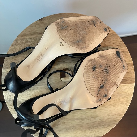 ZARA | LACE UP HEELS - Picture 6 of 6